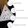EXCEART Bead Triangle Marble Tray Triangle Bead Sorting Tray 20Pcs