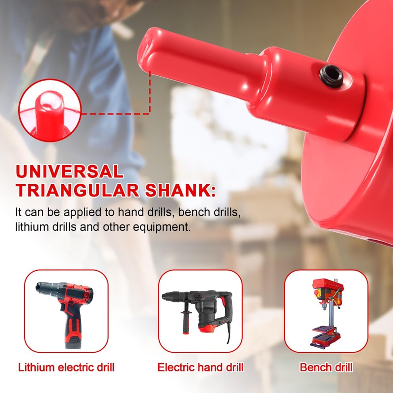 45mm Hole Saws Cutter, HSS Bi-Metal Drill Bit for Wood,