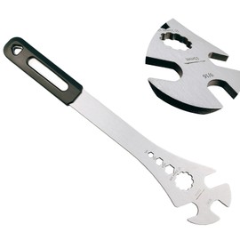 Bicycle Pedal Wrench, 6-in-1 Multi-Tool, 9/16 in, 10 mm/8 mm/6 mm Hexagon Holes, Long Handle