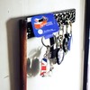 London Letter I Keychain - Metal Keyring with UK Symbols