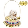 The Dreidel Company Golden Easter Eggs Metallic Gold, Goodie Basket