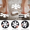 Secopad Bathtub Stickers Non-Slip, 12 PCS White Safety Shower Treads