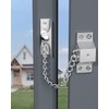 I-EASYDWW 2 Pack Window Chain Lock, Stainless Steel Window Restrictor
