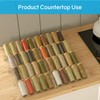 Ymjhdfe Expandable Acrylic Spice Drawer Organizer – 4-Tier Clear Seasoning