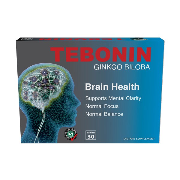 Tebonin Ginkgo Biloba Brain Health Tablets 30