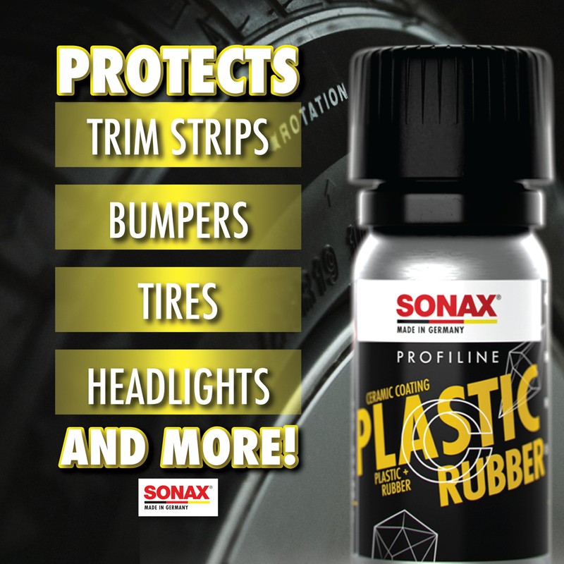 SONAX Profiline Plastic + Rubber Ceramic Coating | Si-Carbon Technology