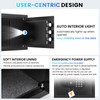 Mitlvge 0.6 Cu Ft Mini Safe, Home Safe Box with
