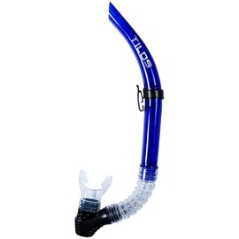 Tilos U-Pro II Snorkel - Classic Open Top Design with Flex Silicone Mouthpiece for Diving and Snorkeling