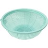 Takeya Chemical Industries Round Colander Series, Light Green, Diameter 10.2