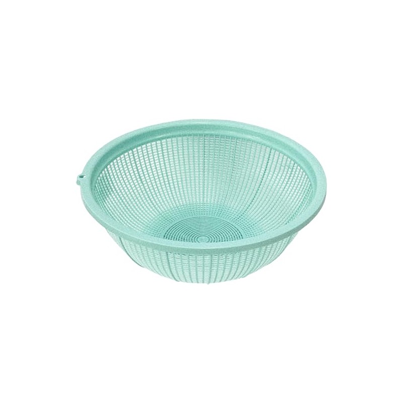 Takeya Chemical Industries Round Colander Series, Light Green, Diameter 10.2