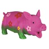 Trixie Schwein mit Blumen & Tierstimme Latex 20 cm