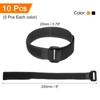 MECCANIXITY 10 Pcs Reusable Battery Tie Down Straps, 0.8" x