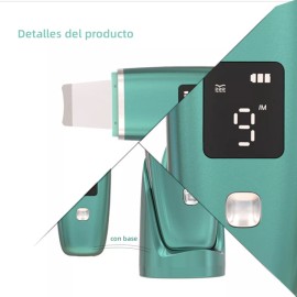 Burkey Limpiador Ultrasónico Portatil Skin Scrubber Limpieza Facial