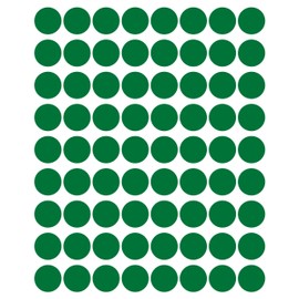 288, 20 mm, Green, PVC, Weatherproof, CODING DOTS CIRCLES DOTS Stickers