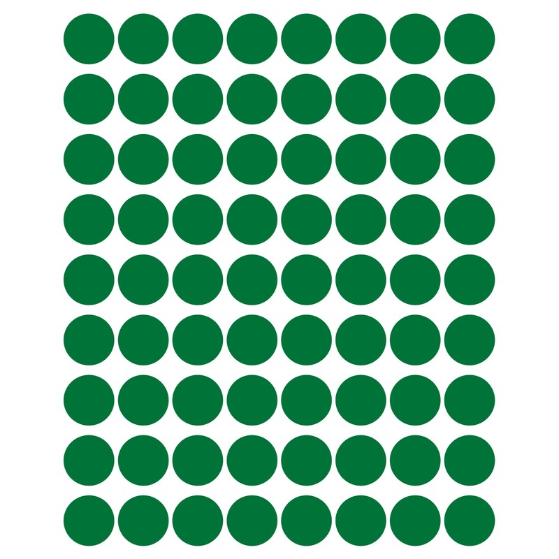 288, 20 mm, Green, PVC, Weatherproof, CODING DOTS CIRCLES DOTS