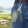 7 Buttons Key Fob Cover with Keychain,Car Key Fob Protector