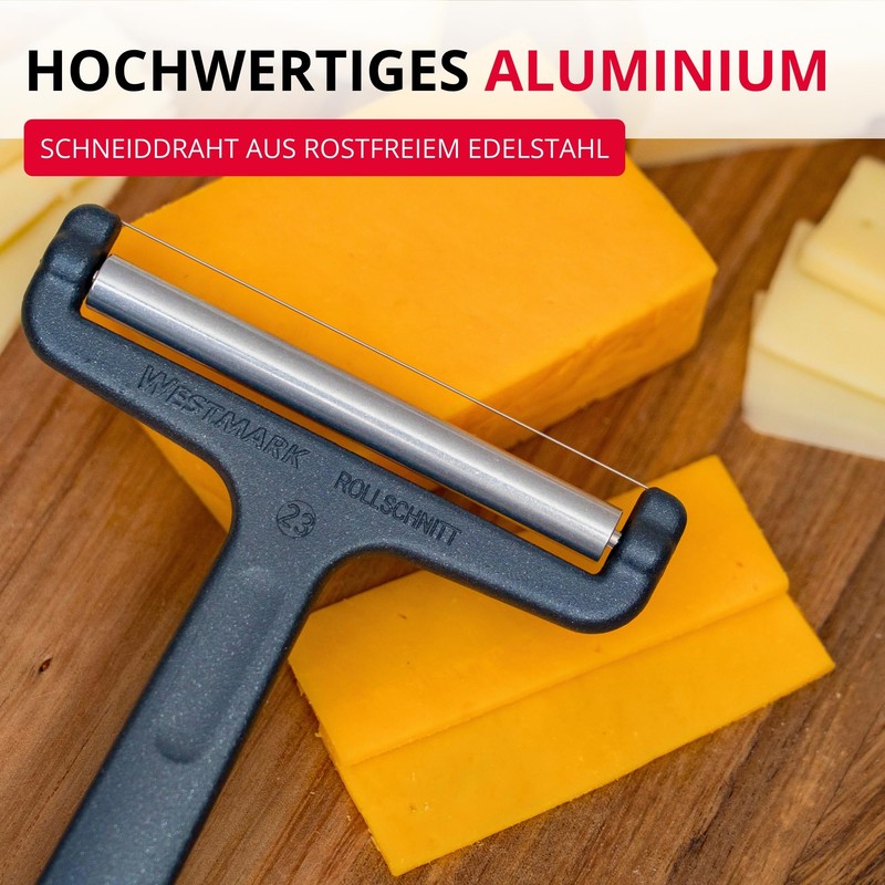 Westmark Cheese Cutter - Rotary Cutter with Adjustable Cutting Thickness