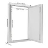 16" x 24" Aluminum Drywall Access Panel, Crawl Space Hatch