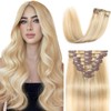Clip in Hair Extensions Real Human Hair Clip in Extensions
