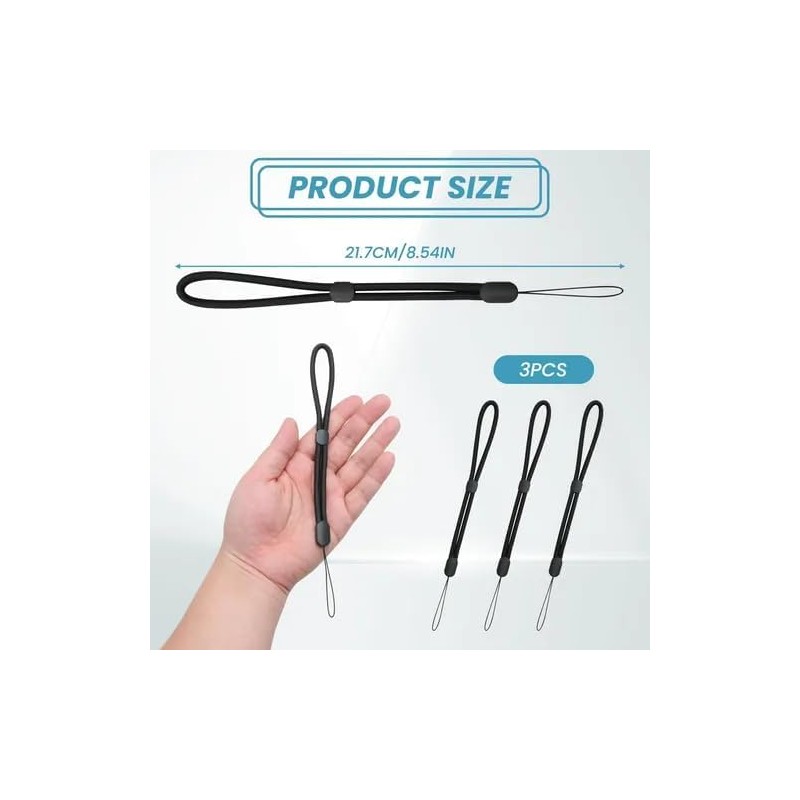 ESTUCHELANDIA 3 pzas Correa de mano ajustable universal cordón de