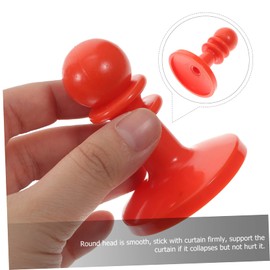 Kisangel Camping Rod Cover Case Set of 8 Mini Plastic Anti-stab Tent Tarp Grabbers Protector Kit Insulated Tent Pole Cap Random