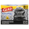 Glad Tuff Stuff Drawstring Trash Bags with ForceFlex Stretchable Strength,