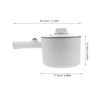 Cabilock Hot Pot Electric, Ramen Cooker, Portable Non-Stick Frying Pan,