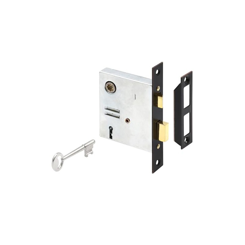 Prime-Line E 22947 Vintage Style Indoor Mortise Lock Assembly Kit