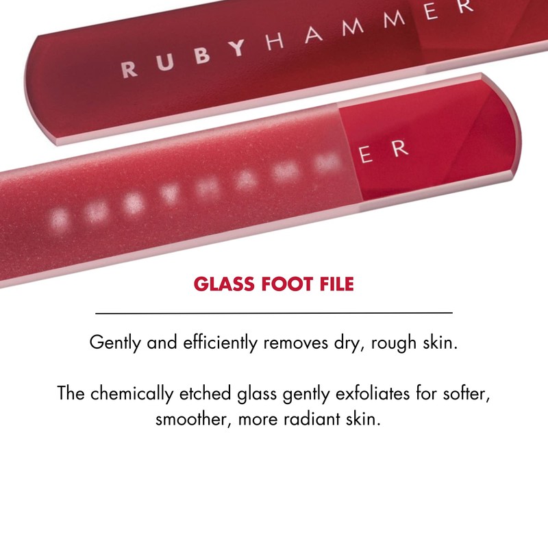 Ruby Hammer Foot File – Professional Foot File – Luxe