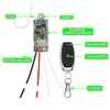 Meskliu 12v Mini Wireless Switch,Dry Contact RF Switch,DC 3.7V/5V/12V 2A