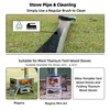 TrekRevive Titanium/Stainless Steel Rollable Chimney Pipe, Lightweight and Portable, DIY