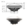 CUCNEXT Par 36 Aircraft Grade LED Landing Light 9-32V DC