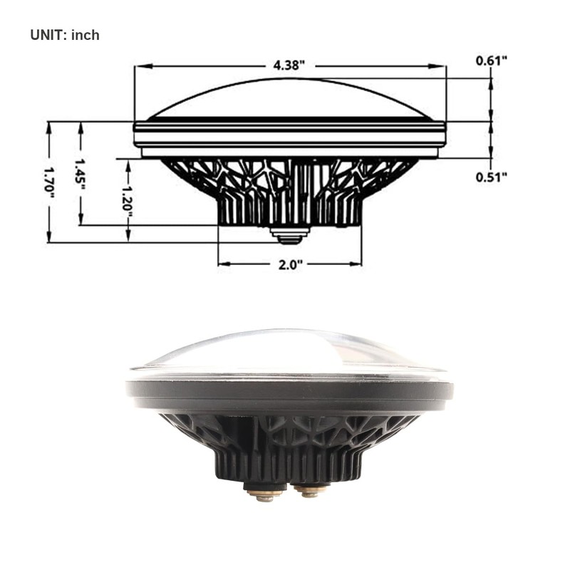 CUCNEXT Par 36 Aircraft Grade LED Landing Light 9-32V DC
