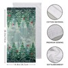 Cneztholim Winter Forest Hand Towels for Bathroom Pine Tree Cardinal