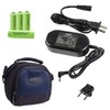 HQRP KIT: AC Power Adapter Compatible with Canon PowerShot SX1