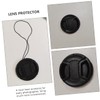 LABRIMP 4 Pcs Center Pinch Lens Cover Splashproof Protective Camera