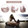 LHKJ Pack of 10 Hammer Toe Bandages, Toe Corrector Bandages,