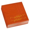 BLUE PANDA Gobble Gobble Cocktail Napkins - 5 x 5