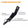 Nylon Belt Keepers with Key Holder,(4+1) Pack,Police Military Equipment Accessories,