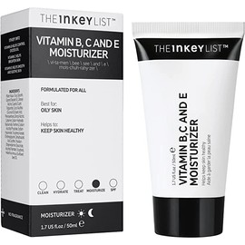 The INKEY List, Vitamin B, C and E Moisturizer, hidratante facial ligero, 50 ml