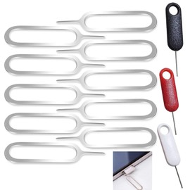 LIKENNY SIM Card Release Pin Removal Pin, Set of 13, SIM Release, Replacement Part, Removal Pin, Extractor, For Smartphones, SIM Eject Pin, SIM Card Replacement Part