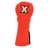 Mixed Fabric Head Cover Golf Club Protector Knitted Polyester Waterproof