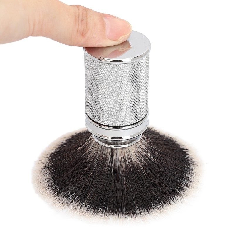Barber Lathering Brush Soft Nylon Hair Quick Dry Anti Slip