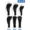YFFSFDC Golf Covers Golf Headcovers Set of 3 Utility Driver