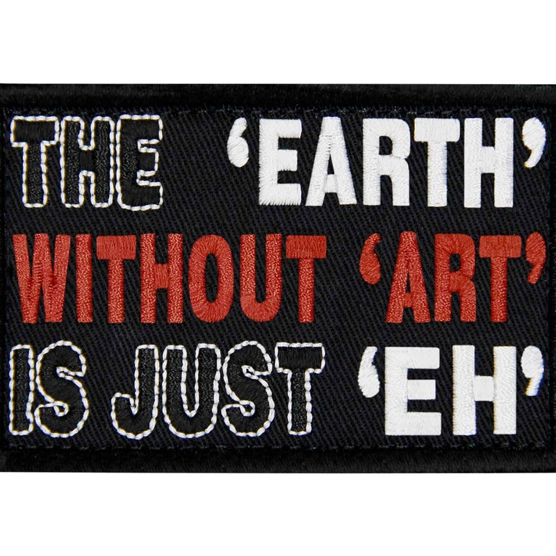 Rocking Planet The Earth Without Art is Just EH Patch