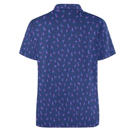 Men's Golf Shirts Funny Moisture Wicking Dry Fit Performance Golf Polo Shirts for Men Novelty Print Short Sleeve Polo Shirts,X-Large