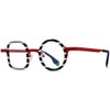 FONEX Acetate Titanium Glasses Frame Women Round Eyeglasses Vintage Eyewear
