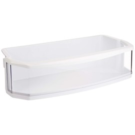 LG Electronics AAP72909211 Refrigerator Door Shelf/Bin, White with Clear Trim