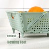 DOPMEP Collapsible Kitchen Strainer Colander Foldable Drain Basket