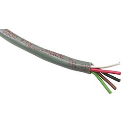 Xytronic Jameco Valuepro 5411-CL Wire, 5 Conductor, Chrome, 22 Awg, Stranded Unshielded, 100' Size, Black